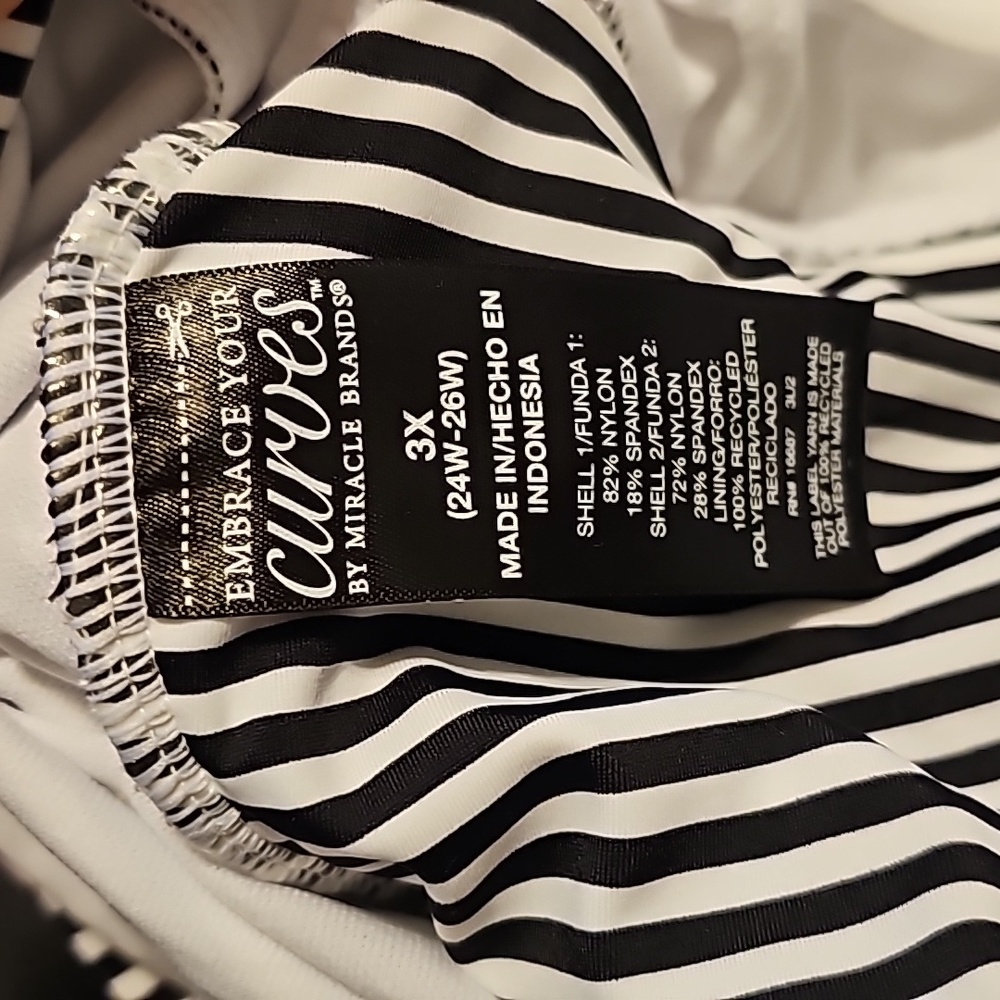 Womens black and white plus sz 3X (24w-26) Nwots!!!Embrace your curves - Picture 6 of 7